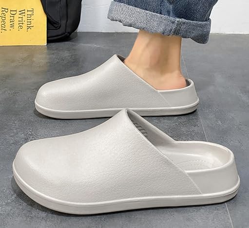 JXpxbao Clogs Herren Pantoletten Sommer Gartenschuhe Leichte Medizinische Arbeitsschuhe kochschuhe rutschfest Gummi Gartenclogs Elegant Sanitär Hausschuhe Leichte Eva Slipper