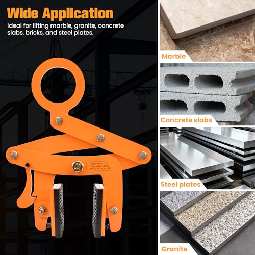 Image of 705 lbs Stone Lifting Clamp, 0-2.6 in Opening Range
