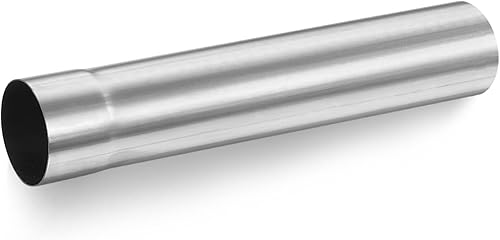 Miniatura 22 de A-KARCK Tubo de escape recto de 2 pulgadas de diámetro exterior, tubo de escape de mandril de acero inoxidable de 48 pulgadas de largo, personaliza