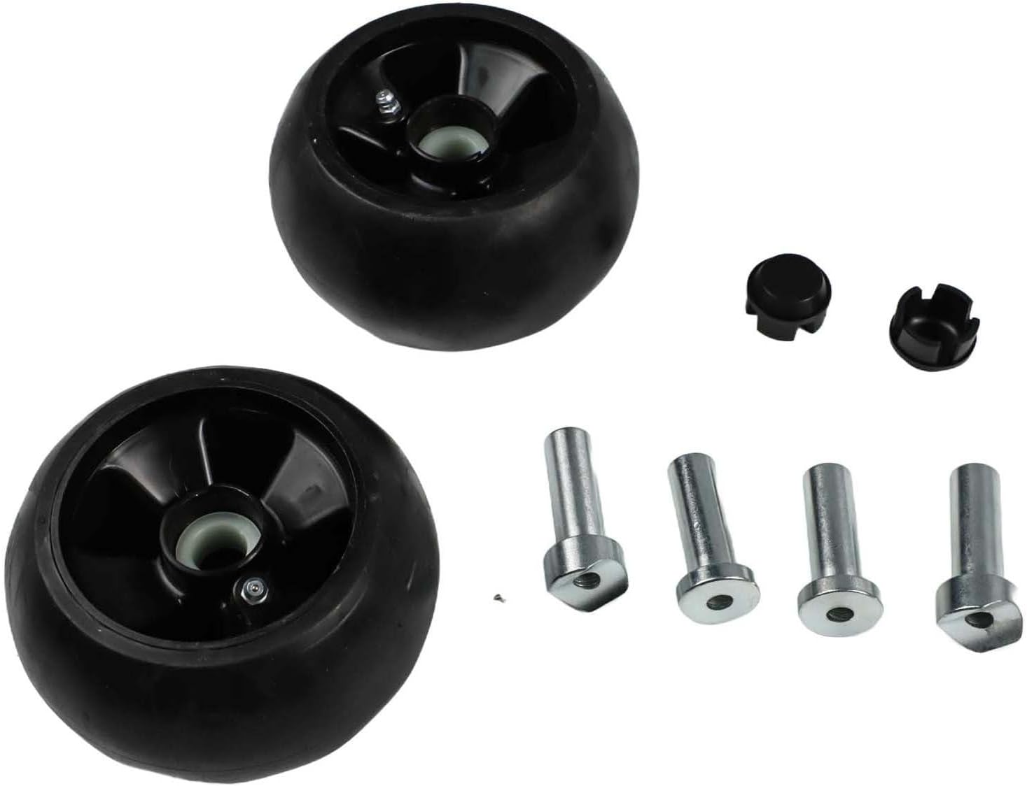 Plastic Deck Wheel Assembly AM125172 Measuring Wheel Replacement Parts for AM124706 210-300 Distance Measurement Tool Kit Landscaping Garden(2PCS)