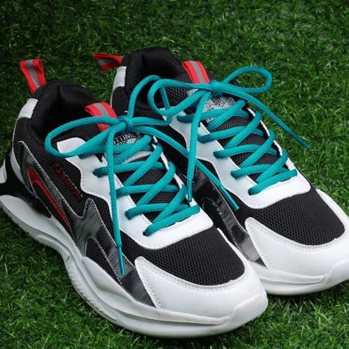 Image of 2 Pairs Oval Athletic Shoelaces 33 Colors 1 /4 inch Half Round Shoe Laces for Sneakers