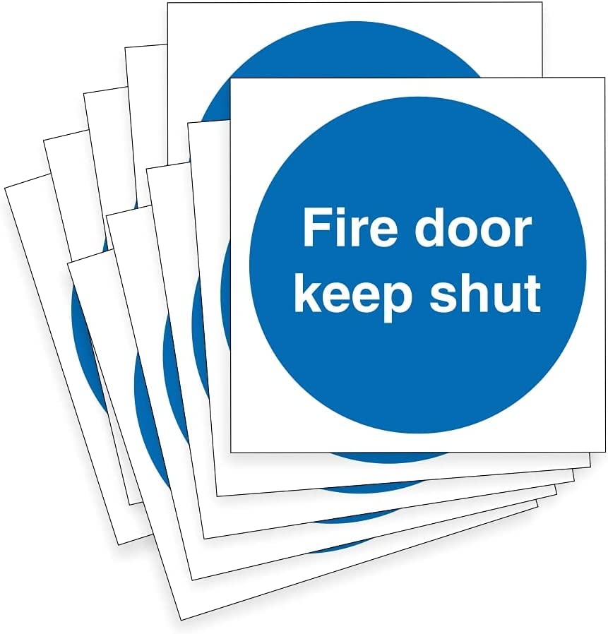 5 Etichette Adesive 'porta Tagliafuoco, Tenere Chius... - SEG 201391S - Foto 6