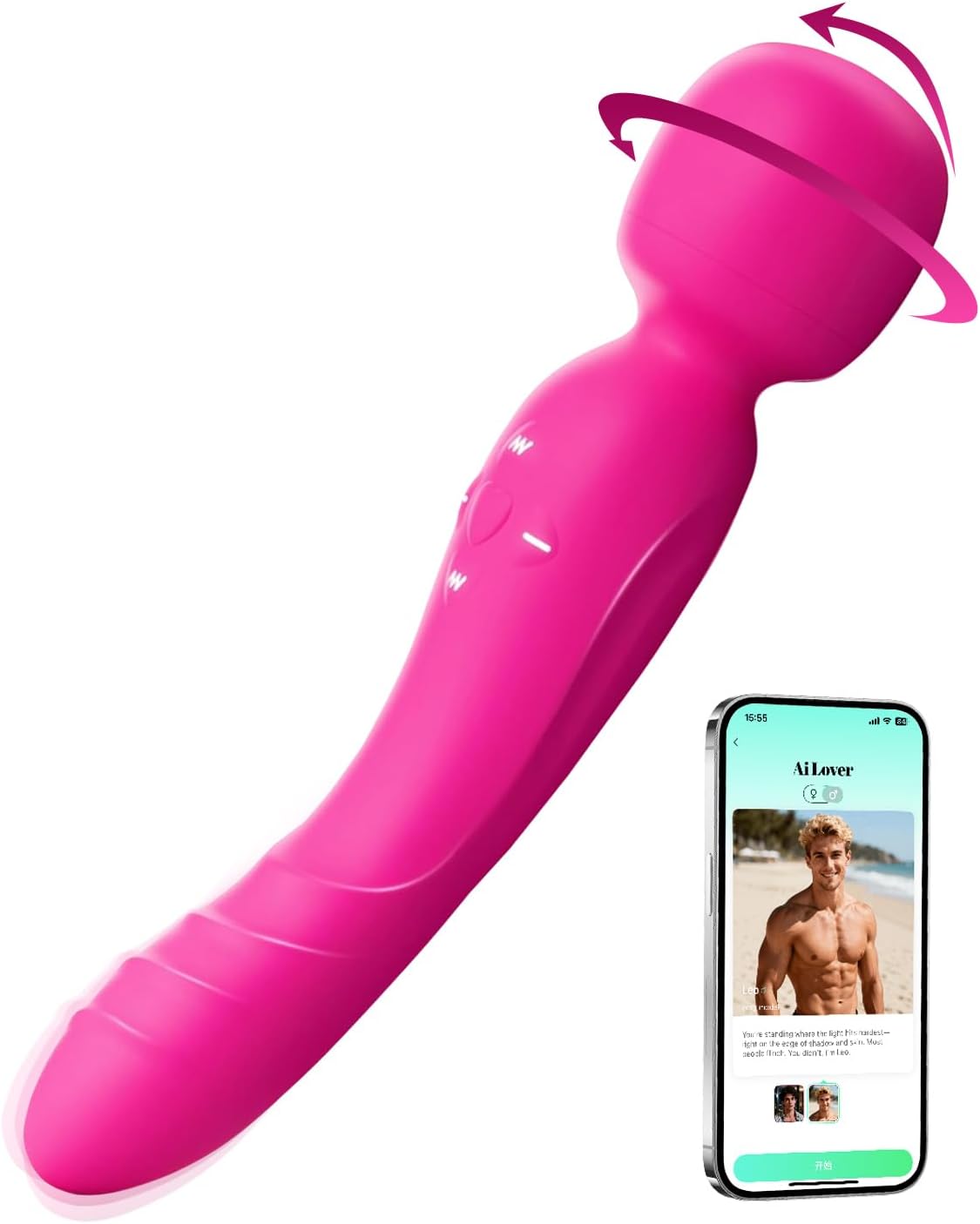 Dildo G Spot Vibrator Wand Adult Toys for Women Sex Toys Vibrators, APP Remote Control Vibrator Adult Sex Toys & Games Dildos with 9 Vibrations Modes Vibradores, Couples Female Sex Toys Vibrater