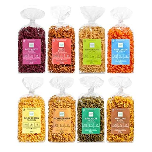 Startpaket +PLUS - 8 Sorten Clever Pasta: weniger Kohlehydrate, mehr Eiweiß
