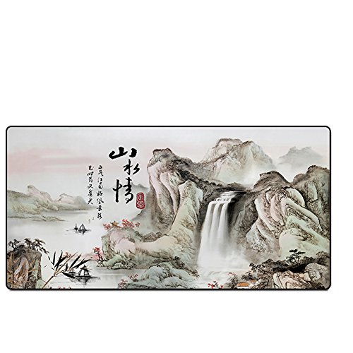 LL-COEUR XXL Gaming Mauspad Laptops Mouse Mat Large Landschaft Desk Pad (Farbe 1, 1200 x 600 x 3 mm)