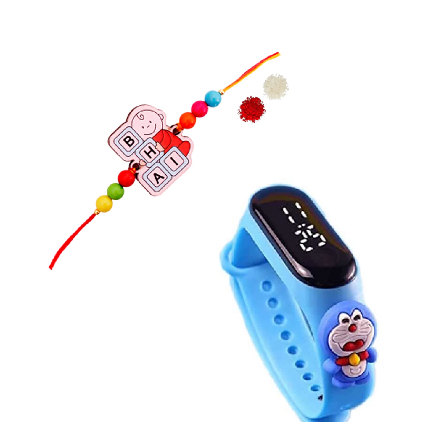 VR CREATIVES Kids Krishna Rakhi for Brother Kids Boy Girls Combo, Kids Watch Rakhi on Rakshabandhan Gift for Brother (B0B6ZPFT8W) Amazon Price History, Amazon Price Tracker