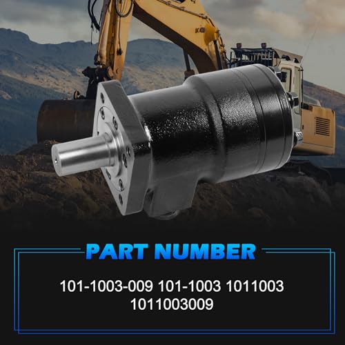 Image of 101-1003-009 | 101-1003 Hydraulic Motor | Direct Replacement for Eaton Char-Lynn H Series | Cast Iron High Torque | Displacement 100cc /r | Maximum Pressure 138BAR | 4-Hole Flange |