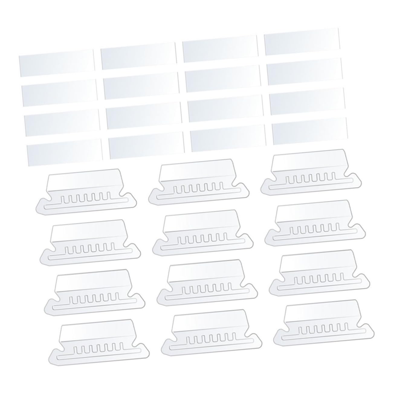 DOITOOL 4 Set Linguette Colorate per Faldoni Appendibili Etichette per Archiviazione Documenti Facile Usare e per Ufficio e Casa