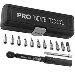Pro Bike Tool 1/4 Inch Momentsleutel set – 2 tot 20 Nm – Fiets Onderhoudsset Voor MTB & Racefietsen – Inclusief Imbus…