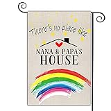 Welcome Garden Flags Yard Lawn Double Sided Home Decor Summer Yard Flag There's No Place Like...