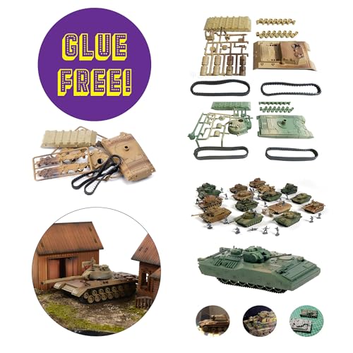 Ingwetech MM0398- 35BR40 1:72 Assembly Tank Model Set 8 Pcs Incl. Panzer Iii thumb #2