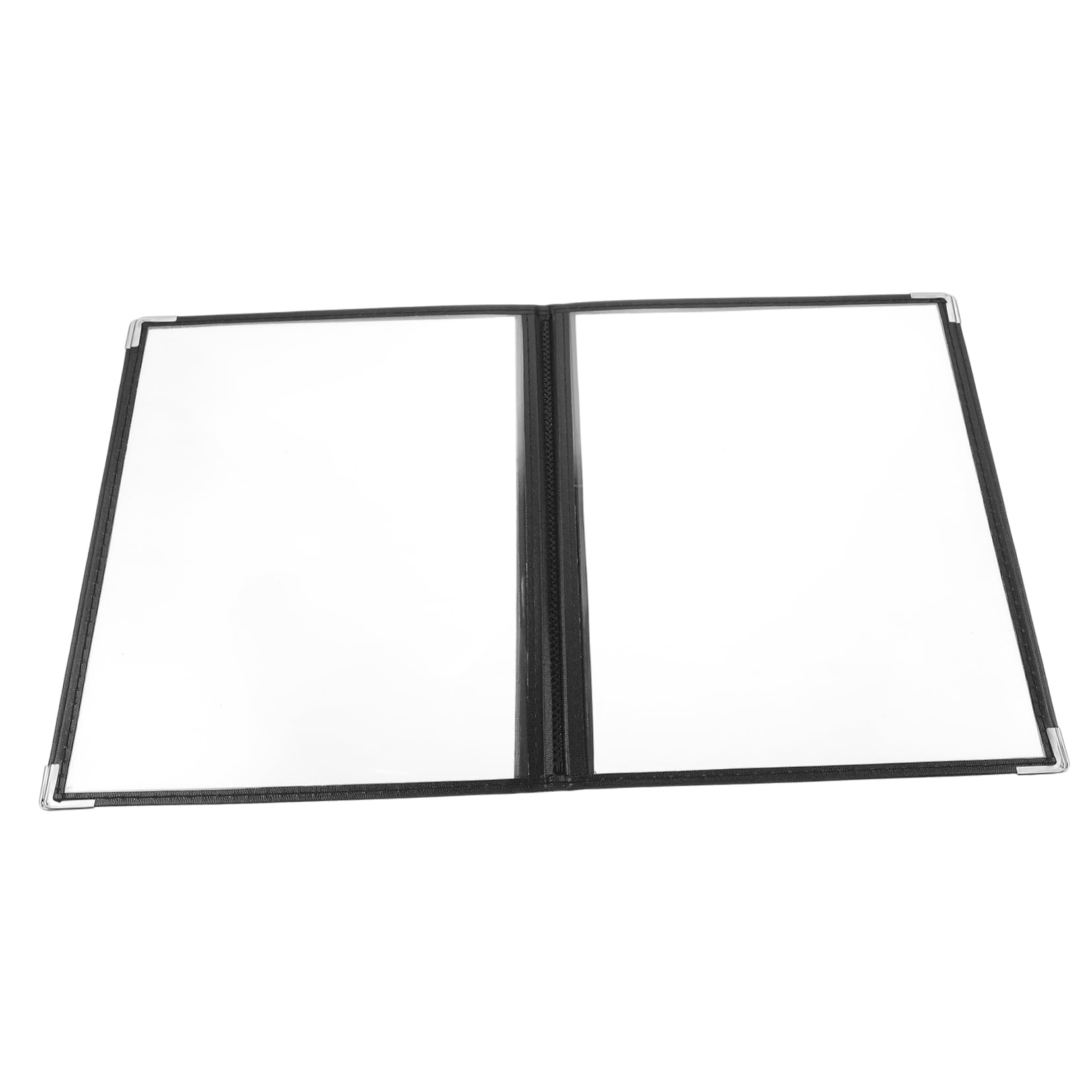 MUSISALY 1pc Recipe Folder Display De Menus Menu Covers 12 Page Menu Covers 6 Page Brochure Holder Exquisite Restaurant Folder Bar Store Record Wall Holder Restaraunt Menu PVC Transparent