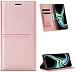 Produktbild Hancda Hülle für Oppo A54 5G / A74 5G / A93 5G, Flip Case Leder Handyhülle Bookstyle Klassisch Brieftasche Klapphülle mit Kartenfach Schutzhülle Tasche für Oppo A54 5G / A74 5G / A93 5G,Rose Gold