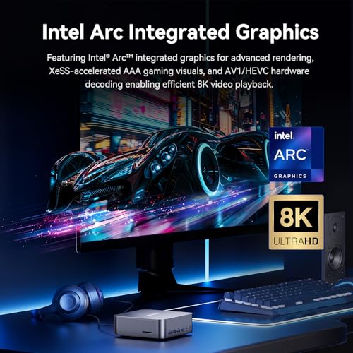 Image of GEEKOM GT1 Mega AI Mini PC,Intel Ultra9 185H(Up to 5.1GHz)32GB DDR5+2TB SSD