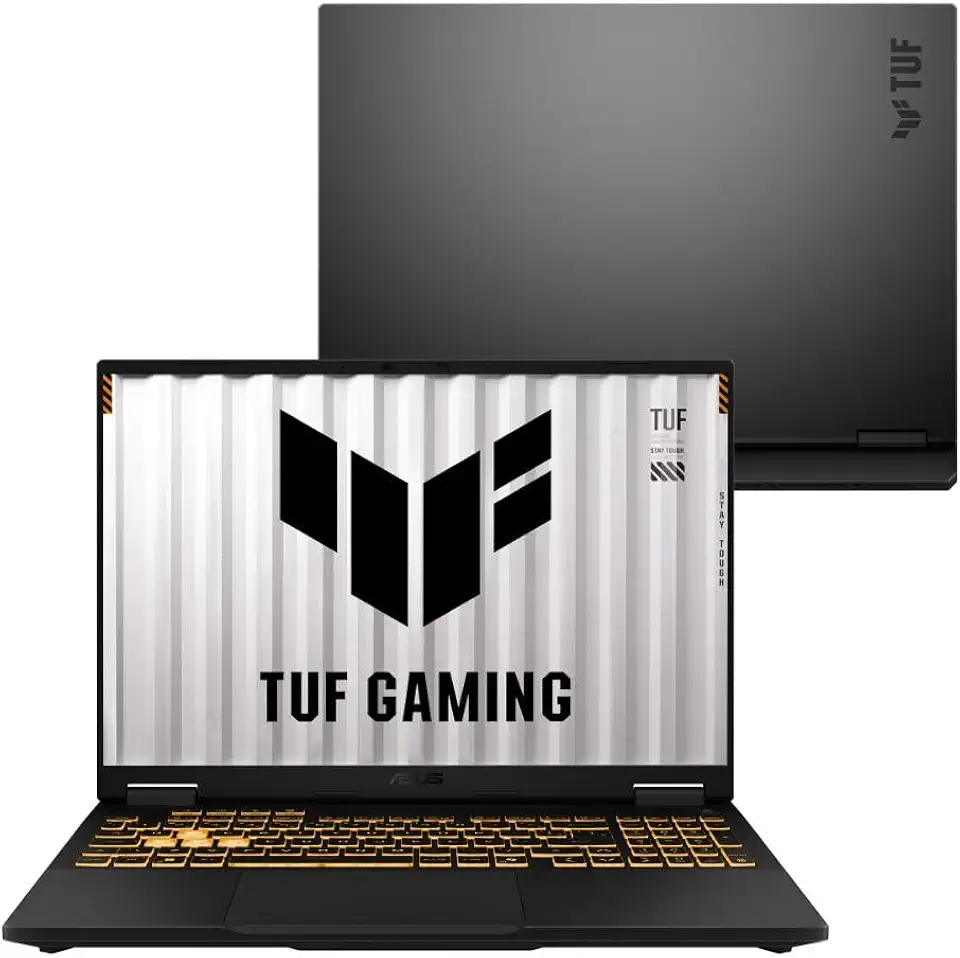 Notebook ASUS TUF Gaming F16 FX608JHR NVIDIA RTX 5050 Intel Core i7 14650HX 16GB Ram 512GB SSD Windows 11 Home Tela 16" 165Hz Nível IPS Cinza - RV016W