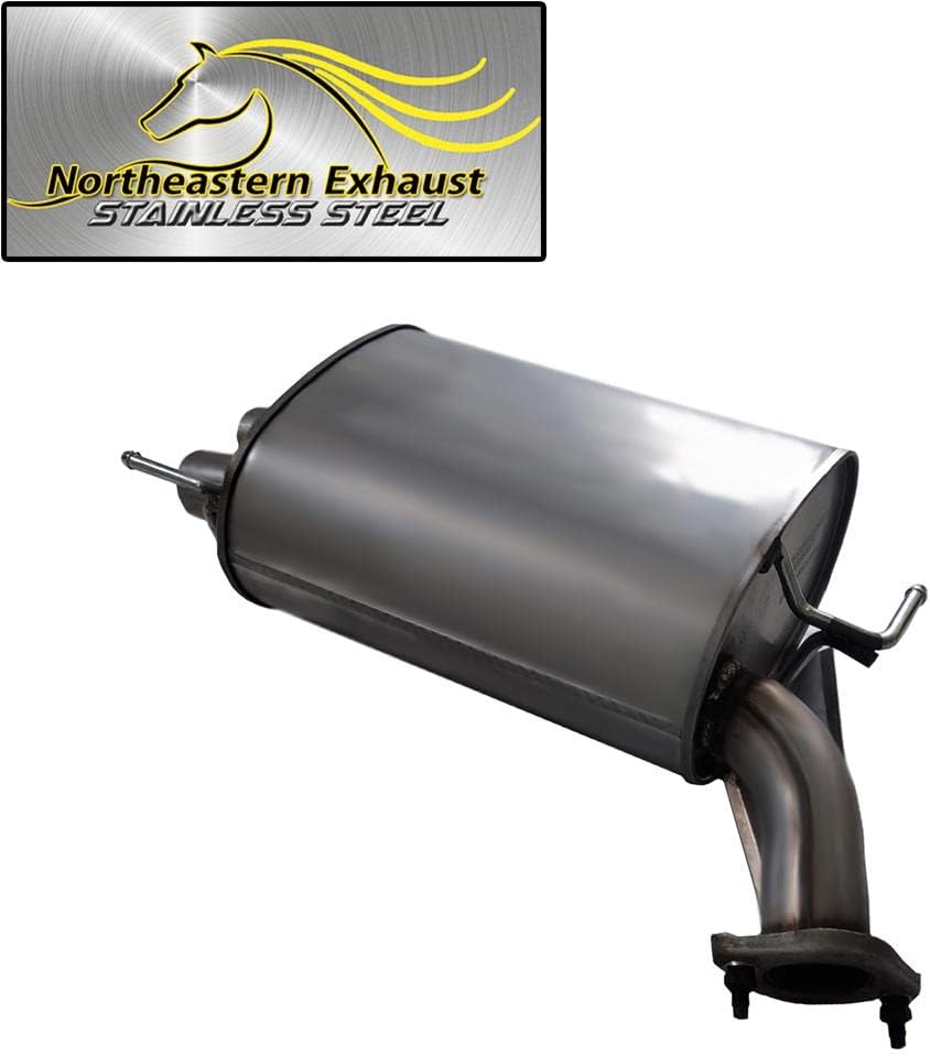 Northeastern Exhaust | Stainless Steel Exhaust Muffler Comaptible for Infiniti G35 2005-2006 3.5L | Sedan/AWD | Free Gasket Included | Automotive Replacement Part
