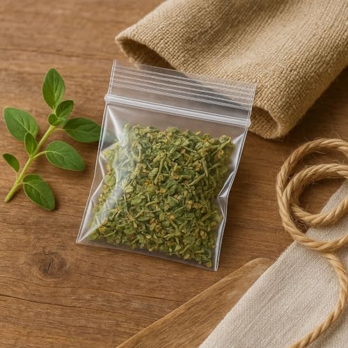 Weedness Druckverschluss-Beutel 4 x 4 cm 100 Stück EXTRA DICK Wiederverschließbare Baggys - Zipper Plastik Tütchen Tüten Klein Baggies Zip Poly Bag