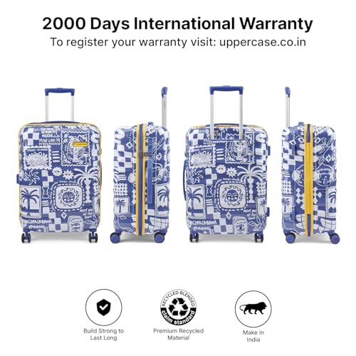 Image of uppercase Holidaze Medium Printed Trolley Bag