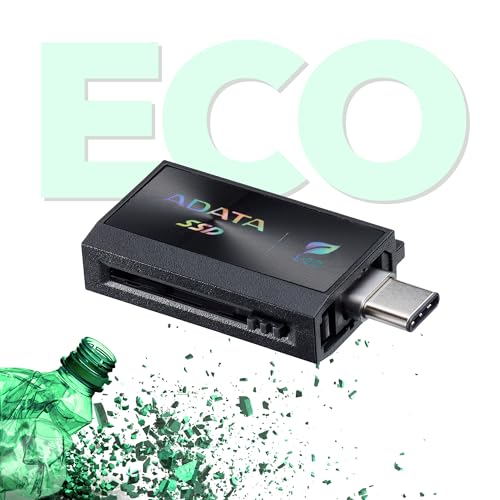 ADATA SC730 External SSD - Up to 600 MB/s- USB 3.2 Gen 2 Dual USB-C and USB-A External Portable SSD, 512GB - Additional View