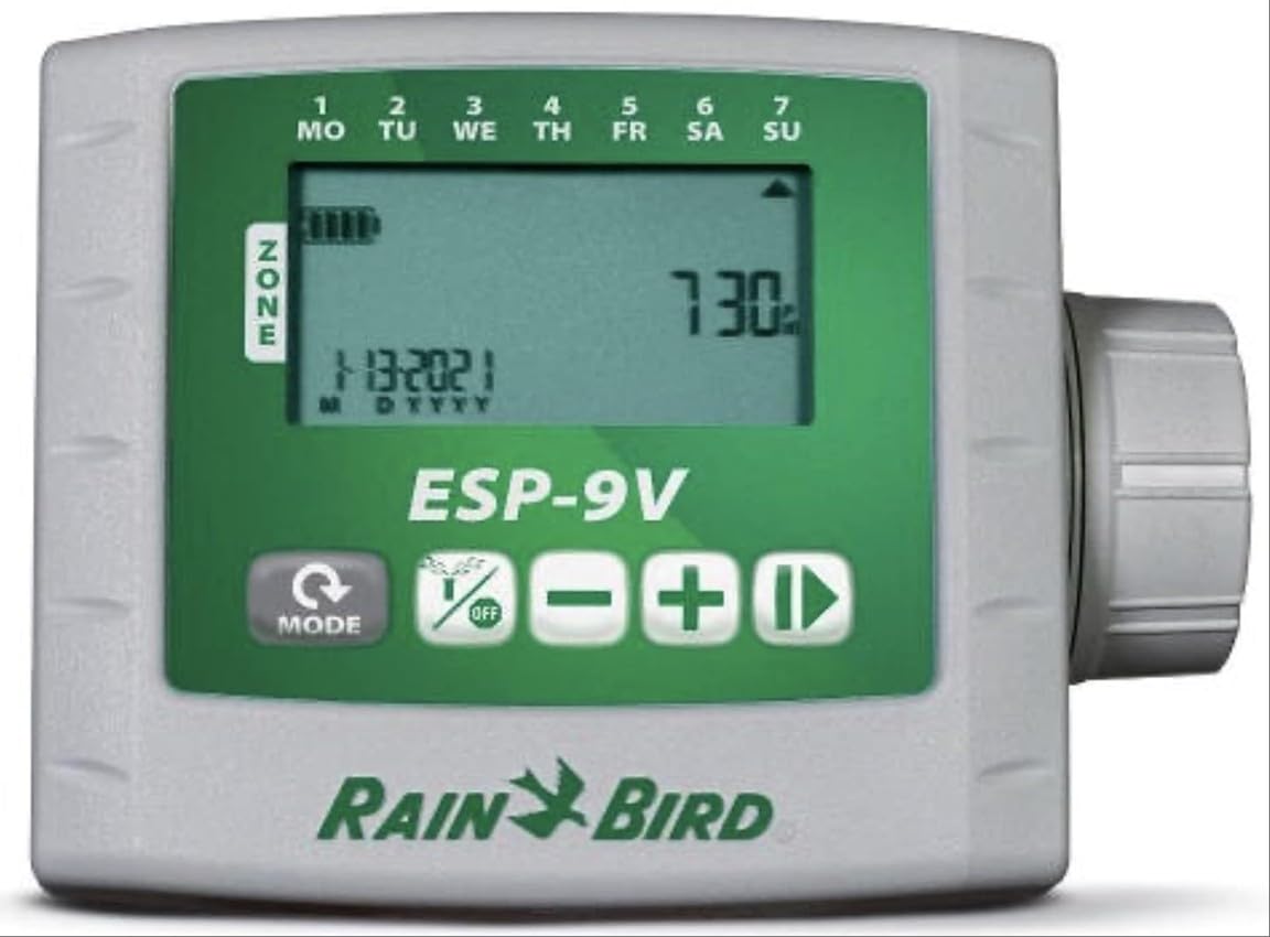 Rain Bird dispositivo de control alimentado por batería ESP-9V 6 estaciones ordenador de riego controlador de riego