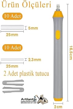 Elektronik Silgi Pilli 1 Paket Otomatik Taşınabilir Kalem Silgi Karakalem Eskiz Çizim Grafit Elektrikli
