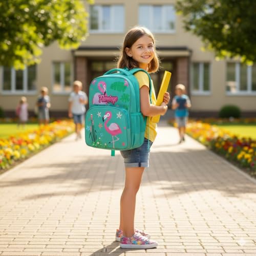 Image of Stylbase Cartoon Printed School Bag for Boys and Girls | Waterproof Backpack Bag for Travelling Sports | Kids Bag Ideal for UKG Nursery 1st Class | School Bags for 5 7 Years 15 Inches