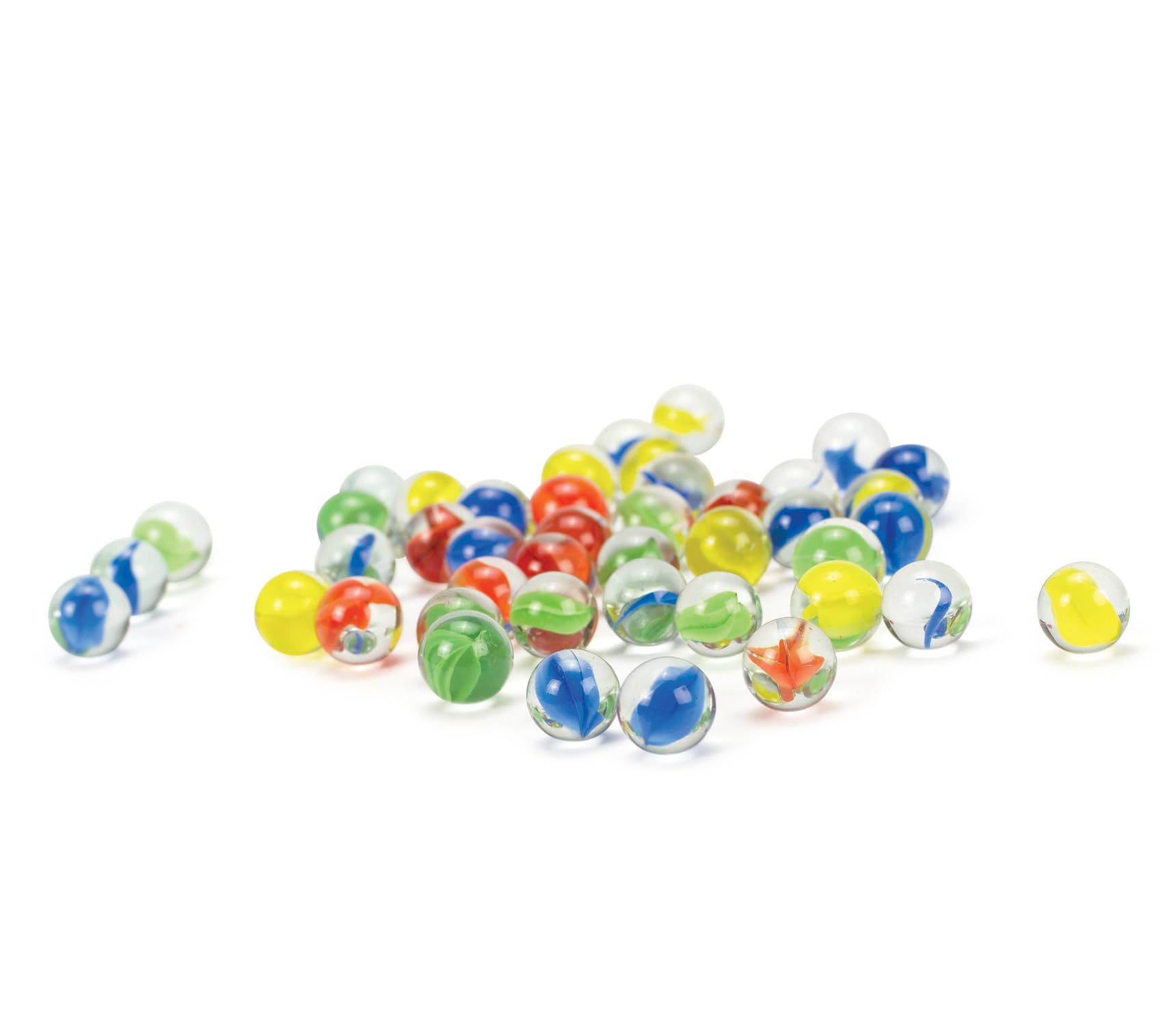 Hape Quadrilla - Biglie da gara | 50 biglie di vetro colorate in sacchetto di cotone per gioco dai 4 anni in su
