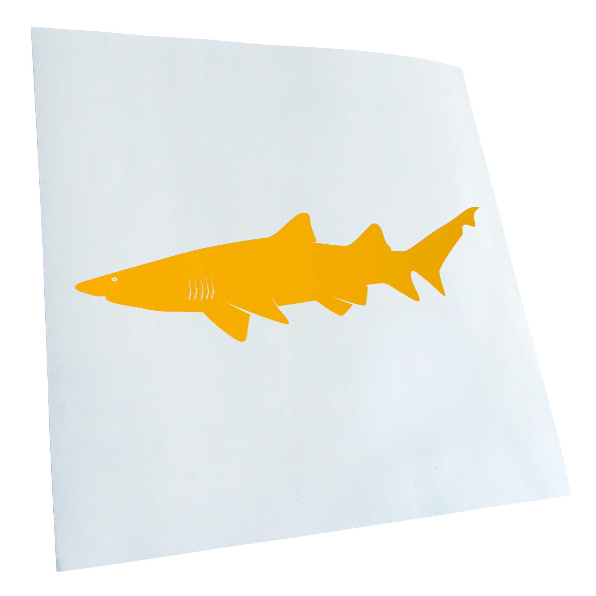 Kiwistar - Car Sticker - Shark Predator Fish Profile for Car, Laptop, Bike, Truck, Motorcycle Multicolor JDM Decal Racing