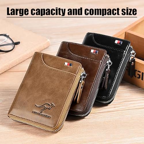 Reshline Men’s RFID Blocking Wallet (KHAKI)2