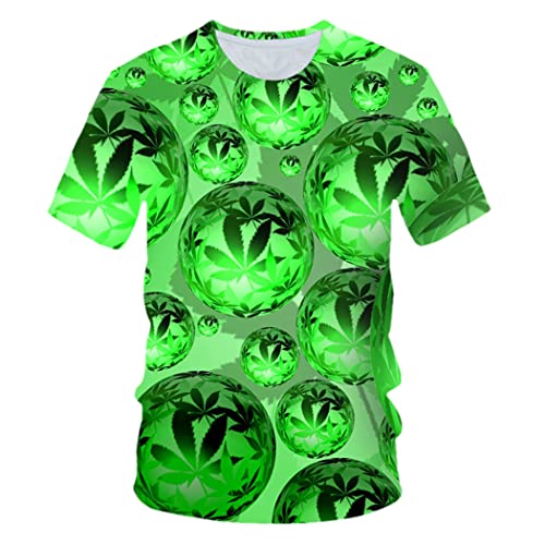 T-shirt d'été col rond homme avec motif imprimé 3D EN8 Bs-sy 6XL