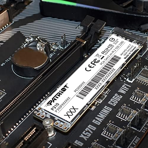 Patriot P310 240GB Internal SSD - NVMe PCIe M.2 Gen3 x 4 - Low-Power Consumption Solid State Drive - P310P240GM28