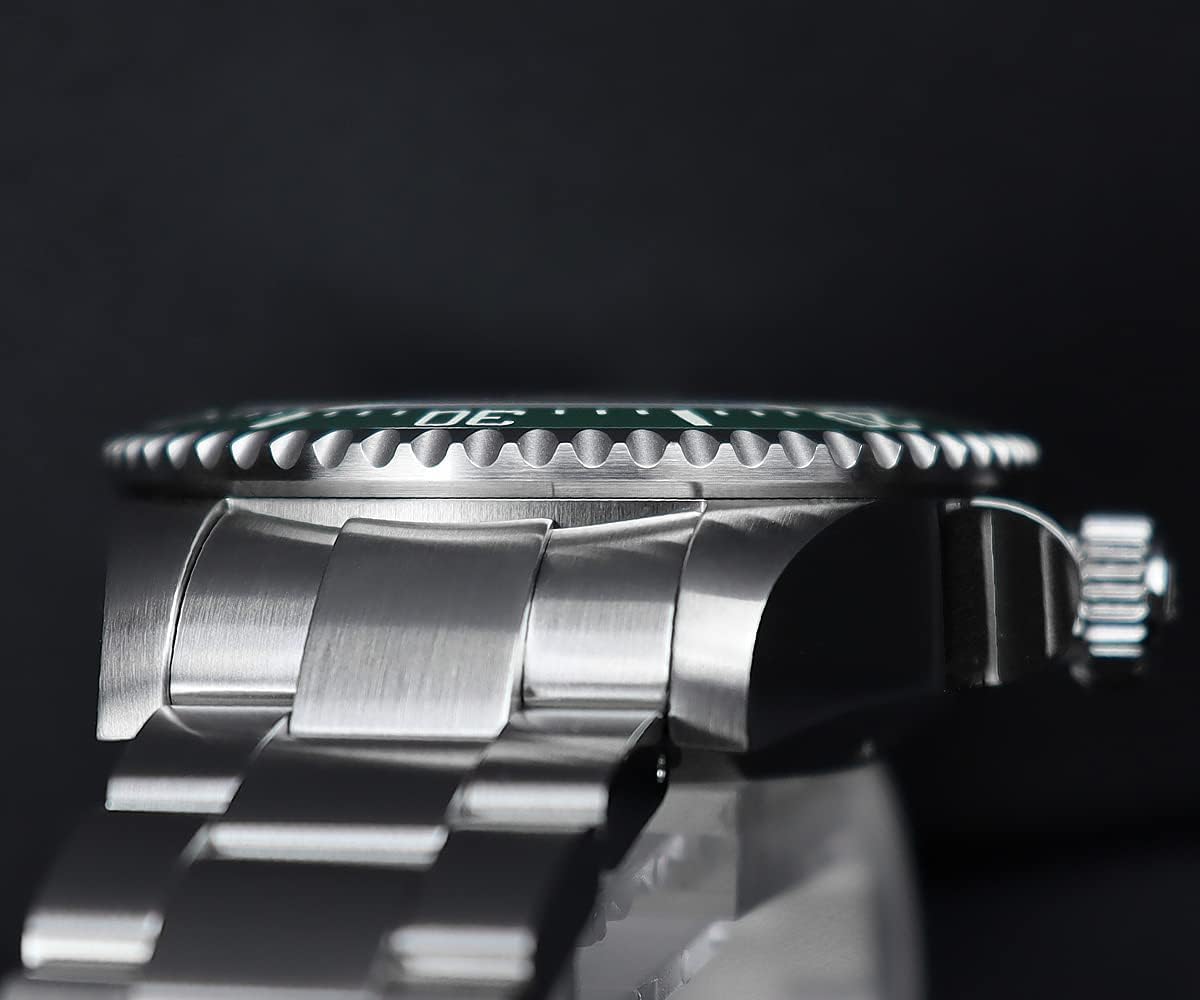 Cronos PT5000 - Reloj de buceo automático para hombre, acero inoxidable, resistente al agua, 3000 metros, reloj profesional para hombre