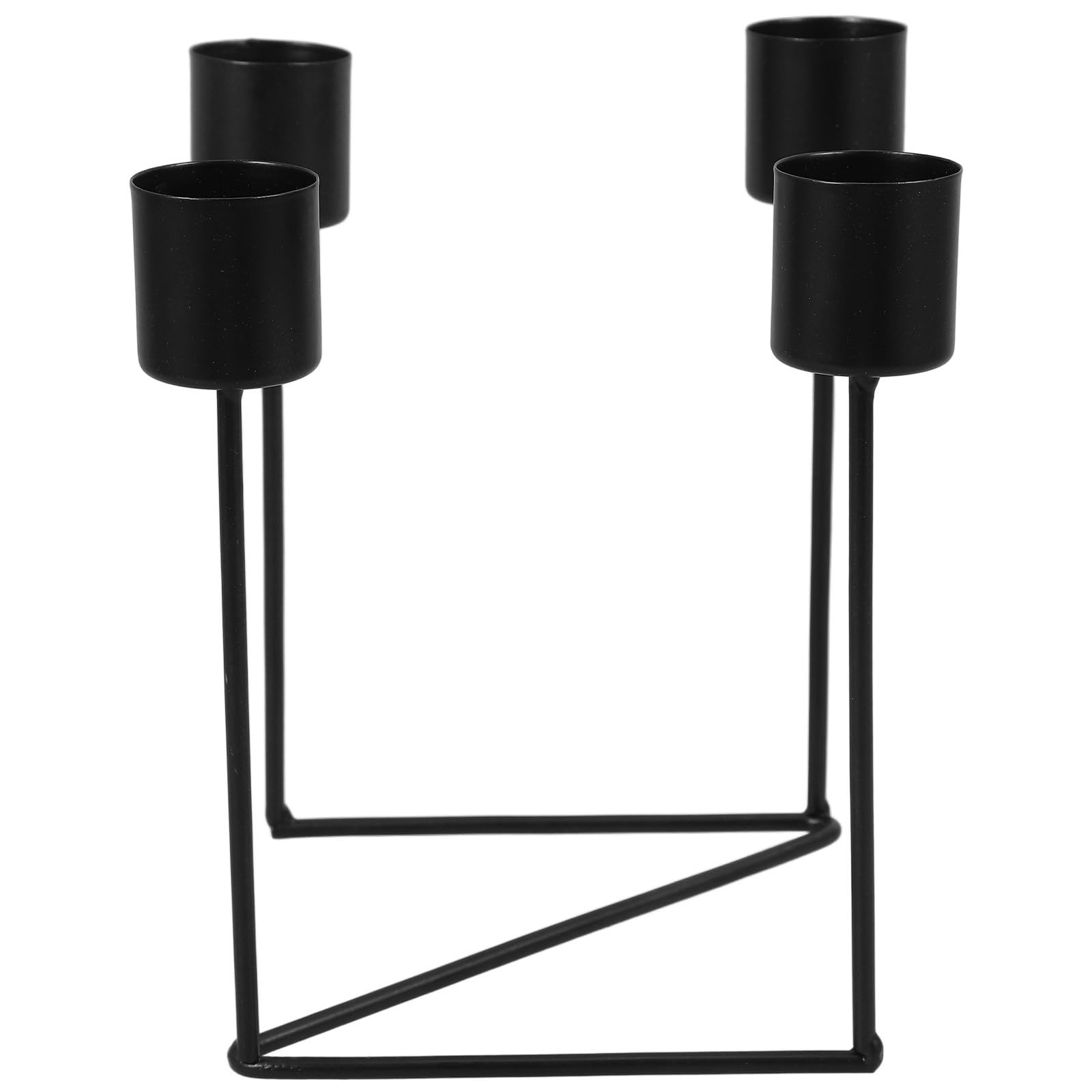 Toyvian 4 Stück Weihnachtlicher Adventskerzenhalter aus Eisen für | Antiker Retro Vintage Stil, für Bankett und Tischmitte, ein Stück, Saisonale Weihnachtsdeko