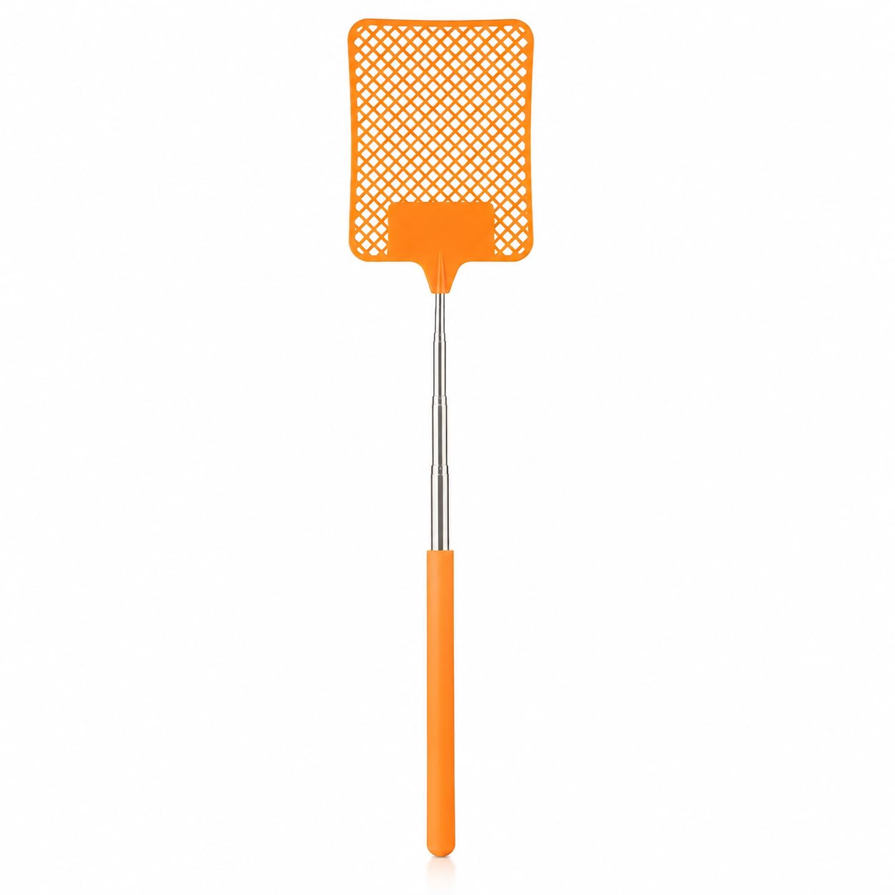Extendable Fly Swatter, Plastic, Orange, 63 cm, Long Reach Insect Killer for Home, Kitchen, and Office-image-42