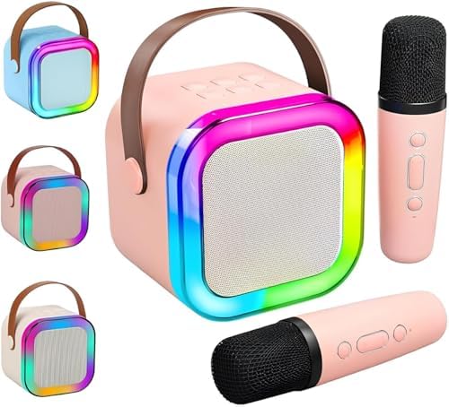 Caixa de Som Karaokê 02 Microfones Premium Portátil Sem Fio - com...