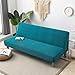 ASPZQ Stretch all-Inclusive Copridivano, Elastico Solid Color Couch Fodere, Anti-Slip Mobili Protector Senza Braccia Copertura Couch Cover Soggiorno,G,Between 190 And 225cm