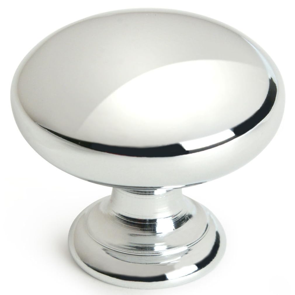 Cosmas 4950CH 10-Pack Polished Chrome Mushroom Knobs