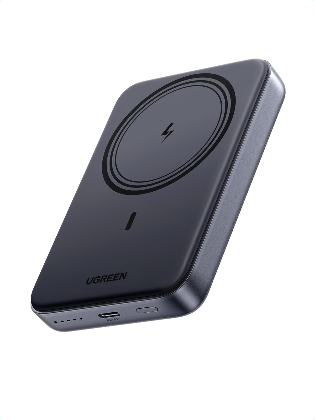 Magnetic Power Bank,10,000mAh Wireless Portable Charger, PD 20W Fast Charging Battery Pack with USB-C for Magsafe, iPhone 17/17 Pro/17 Air/17 Pro Max/16/16 Pro/16 Pro Max, iPhone15/14/13 Series