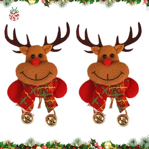 Broche de Navidad LED Broche con Luz de Navidad Broches Temático Navideño Insignia Decorativa LED Navideña Broches de Navidad para Fiestas Infantiles Tema Navidad (Color 3)