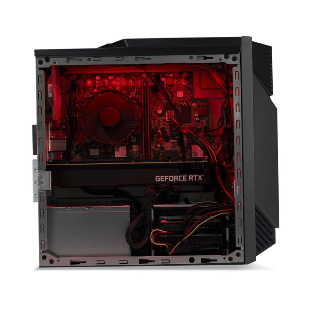 Acer Nitro 50 N50-656, Komputer stacjonarny do gier (Intel Core i7-14700F, 16 GB RAM, 1024 GB SSD, NVIDIA RTX 3050, Wi-Fi, HDMI, Bez systemu operacyjnego) Kolor Czarny