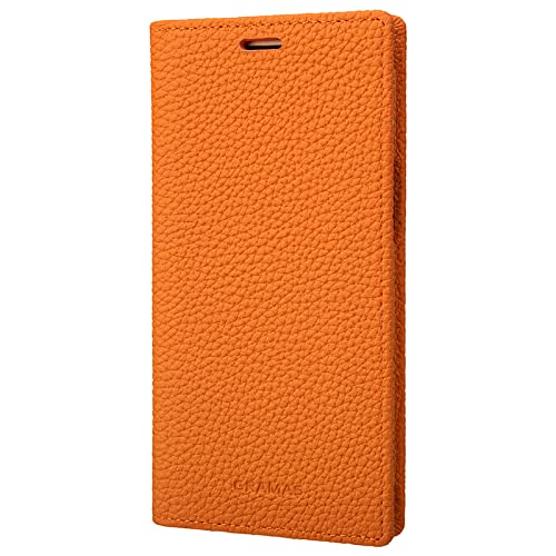 GRAMAS �O���}�X iPhone13 mini �P�[�X ���U�[ �{�v �蒠 German Shrunken-calf Genuine Leather Book Case �ϏՌ� ���� �r�W�l�X �M�t�g
