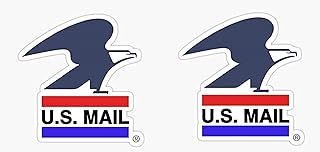 U.S. Mail Sticker - Graphic for Auto, Wall, Laptop, Cell, Truck - Windows, Cars