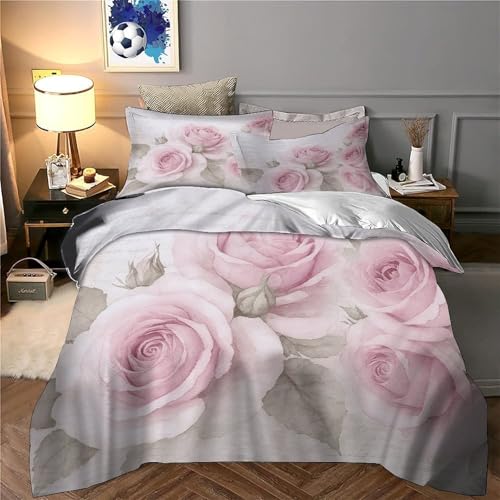 Housse de couette fermeture éclair pratique et parure de lit microfibre super douce