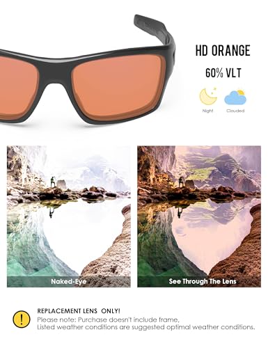 Image of BLAZERBUCK Anti-salt Polarized Replacement Lenses for Oakley Turbine OO9263 Sunglass