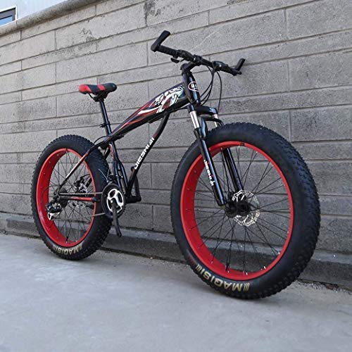 Lowest Prices! TANGIST Outdoor Sports Snow Bike, 26/24 Big Wheel Mountain Bike, 7Speed Dual Disc B...