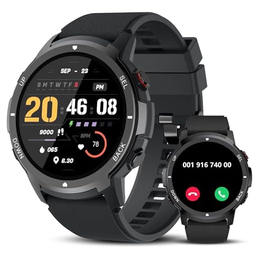 IDEALROYAL S52 Reloj Inteligente Hombre, 1.39" Smartwatch con Llamadas Bluetooth, Pulsómetro, Monitor de Sueño, Deportivos Impermeable IP68 Pulsera Actividad con 110+ Modos Deportivos para Android iOS