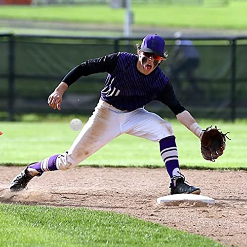 9 Pack Softball Practice Balls, 11 Inch Plastic Softballs For Hitting & Batting, Limited Flight Hollow Airflow Training Baseball, Lightweight Mini Ball For Sport, Indoor Outdoor, 3.5 Inches Diameter #TOP5