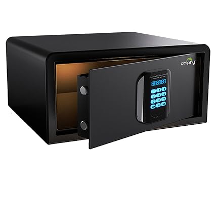 Dolphy Electronic Security Safe Box and Lock Box with LED Display for Home Office Hotel