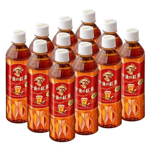 【みのる商事】キリン 午後の紅茶 ストレートティー 500ml、12本 ペットボトル|ディンブラ20%・低カロリー|アイスでもホットでも 甘みと渋みのバランス 紅茶 お茶