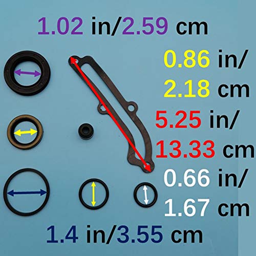 Image of Complete Engine Rebuild Gasket Set Kit Compatible with 499686 690219 692702 694090 698156 792384 795442 121600 122600 12Y600 Vertical Horizontal Engine New Z469